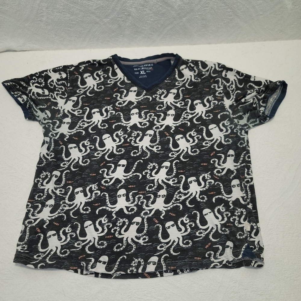 264. American Republic Short Sleeve T-Shirt Sz XL